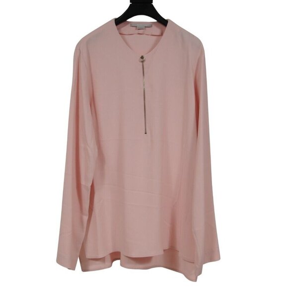 Stella McCartney Womens Arlesa Blouse US 14 IT 48 Pink Viscose Blend Sweater - Picture 1 of 8